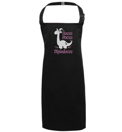 Hocus pocus diplodocus Kit black apron 7-10 years