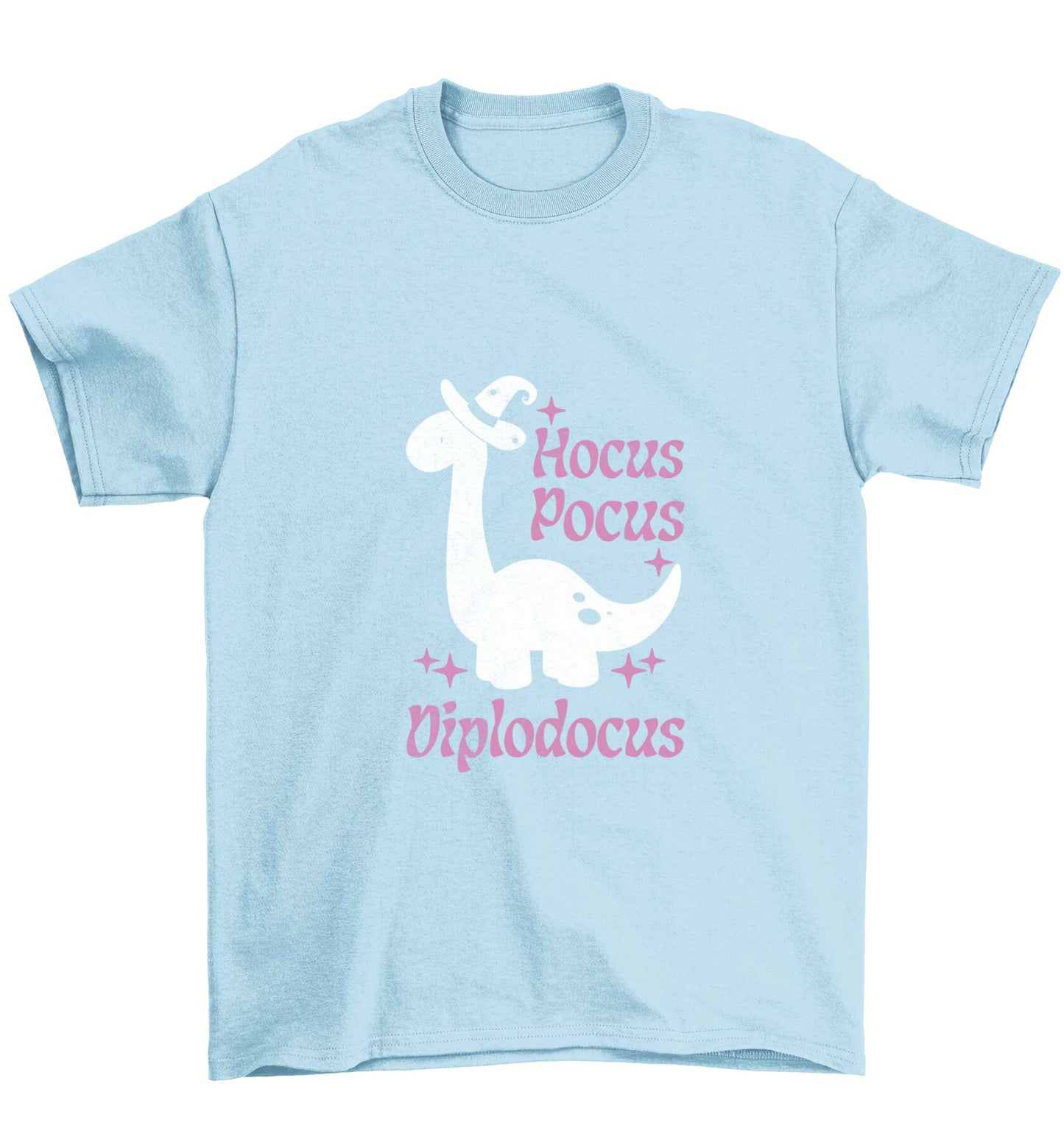 Hocus pocus diplodocus Kit Children's light blue Tshirt 12-13 Years