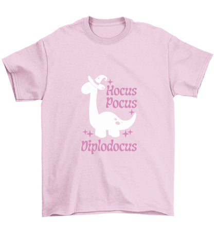 Hocus pocus diplodocus Kit Children's light pink Tshirt 12-13 Years