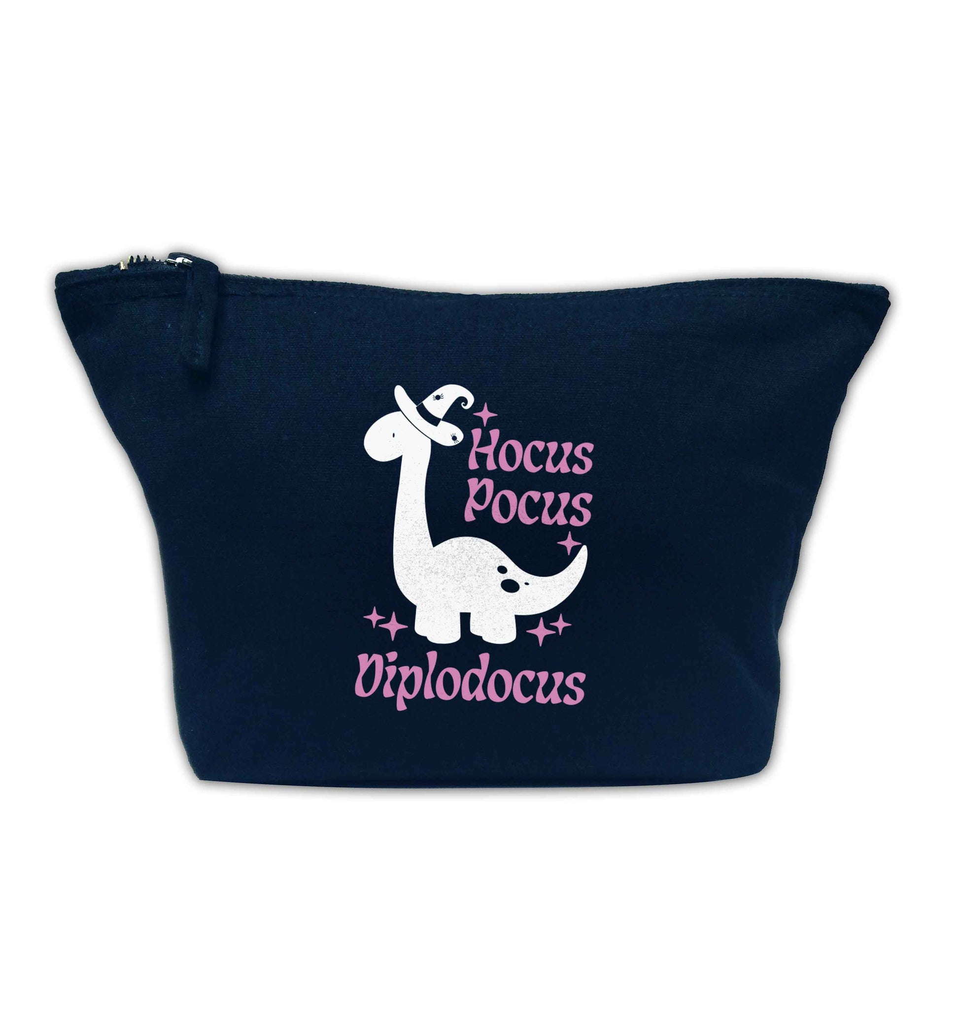 Hocus pocus diplodocus Kit navy makeup bag