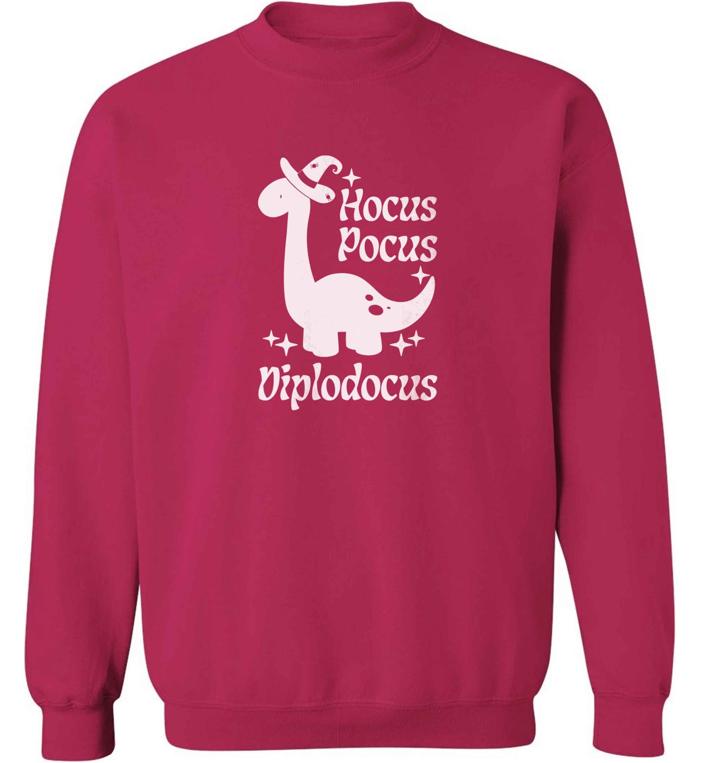 Hocus pocus diplodocus Kit adult's unisex pink sweater 2XL
