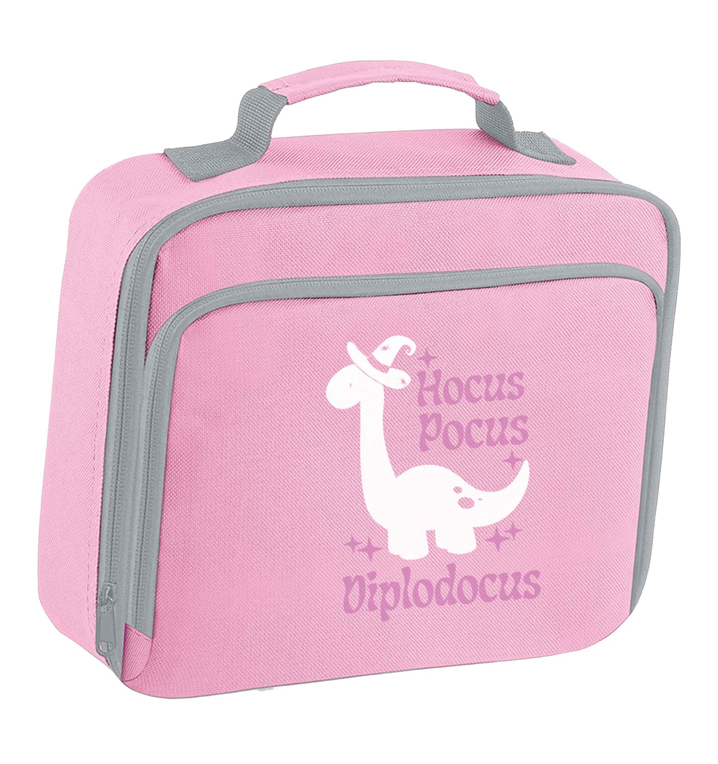 Hocus pocus diplodocus Kit insulated pink lunch bag cooler