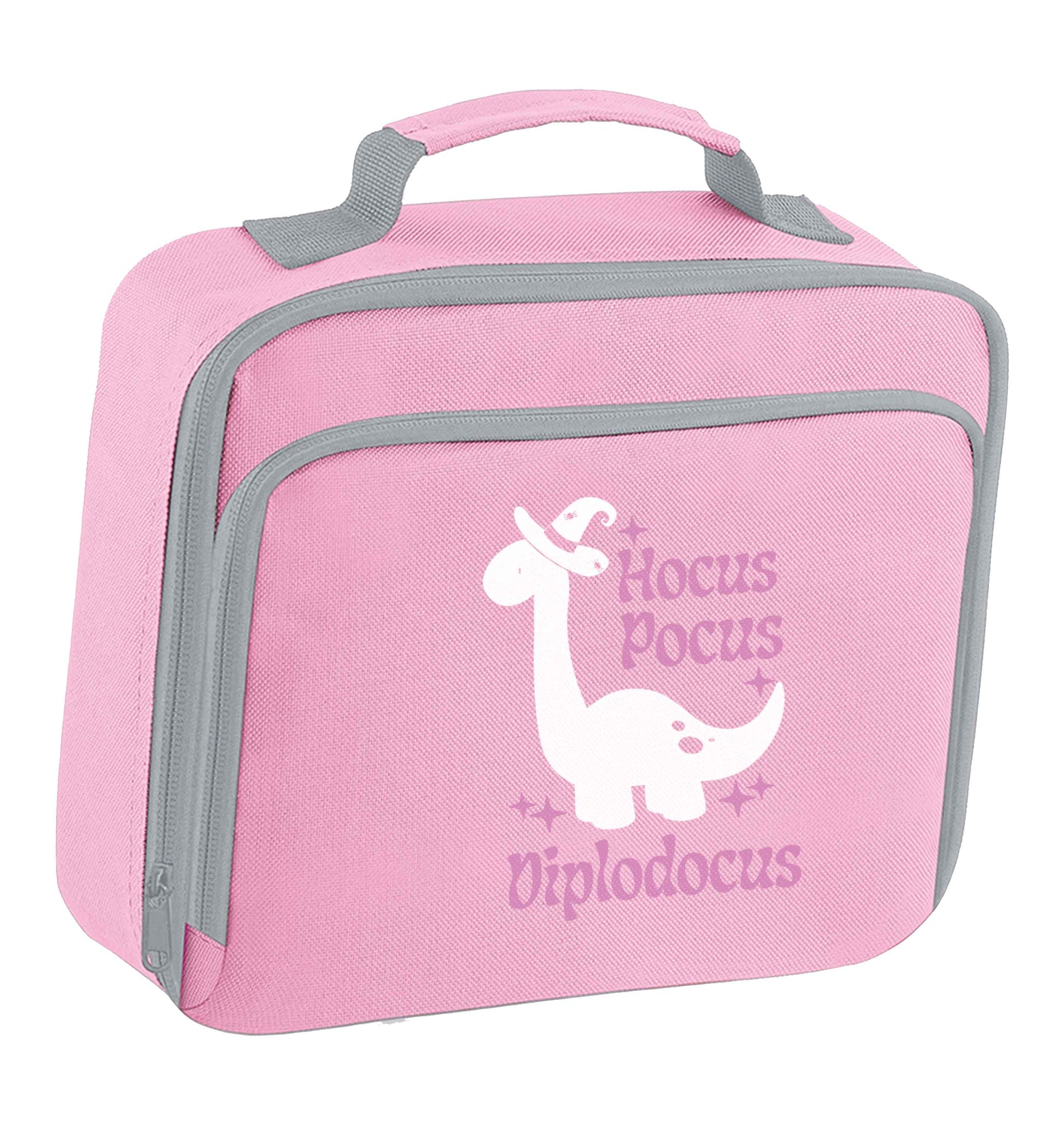 Hocus pocus diplodocus Kit insulated pink lunch bag cooler