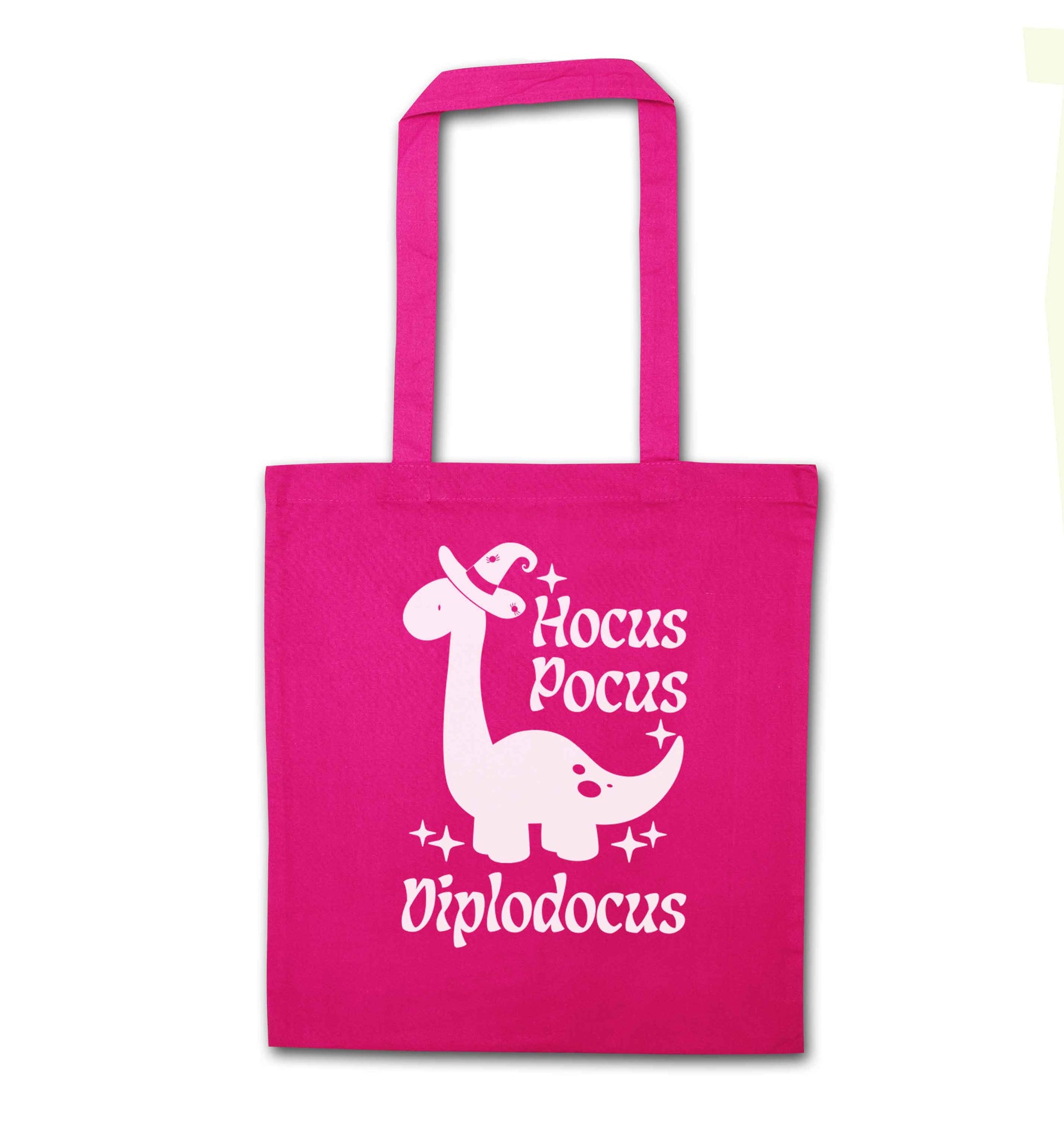 Hocus pocus diplodocus Kit pink tote bag