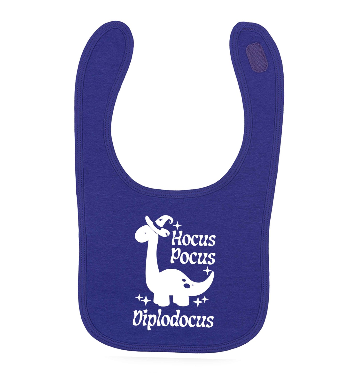Hocus pocus diplodocus Kit purple baby bib