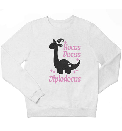 Hocus pocus diplodocus Kit children's white sweater 12-13 Years