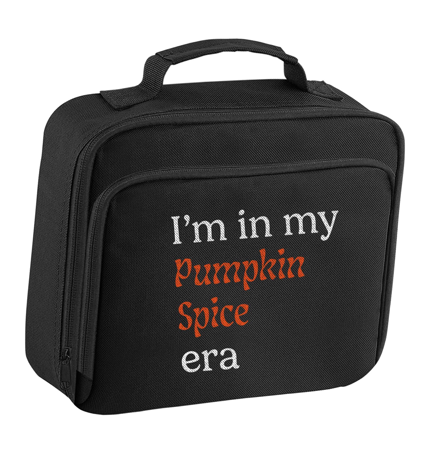 I'm in my pumpkin spice era Kit insulated black lunch bag cooler