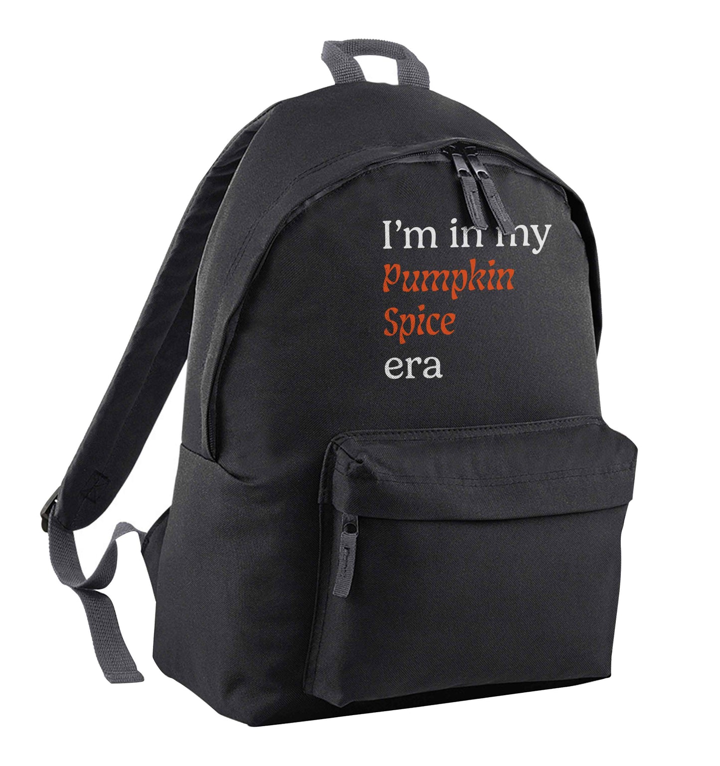 I'm in my pumpkin spice era Kit black children's backpack