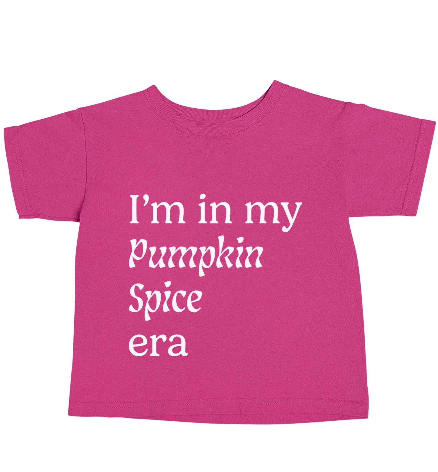 I'm in my pumpkin spice era Kit pink baby toddler Tshirt 2 Years