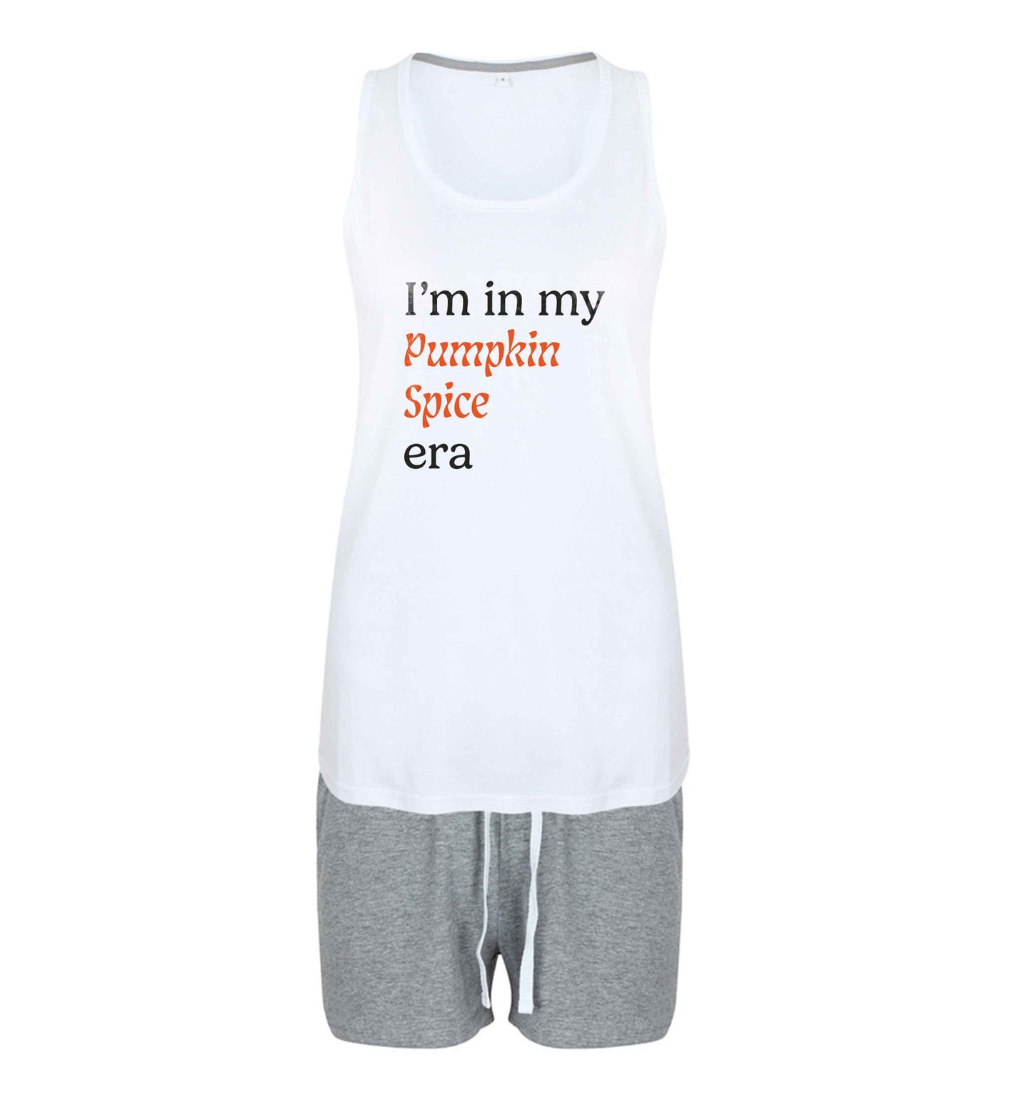 I'm in my pumpkin spice era Kit size XL women's pyjama shorts set in pink 