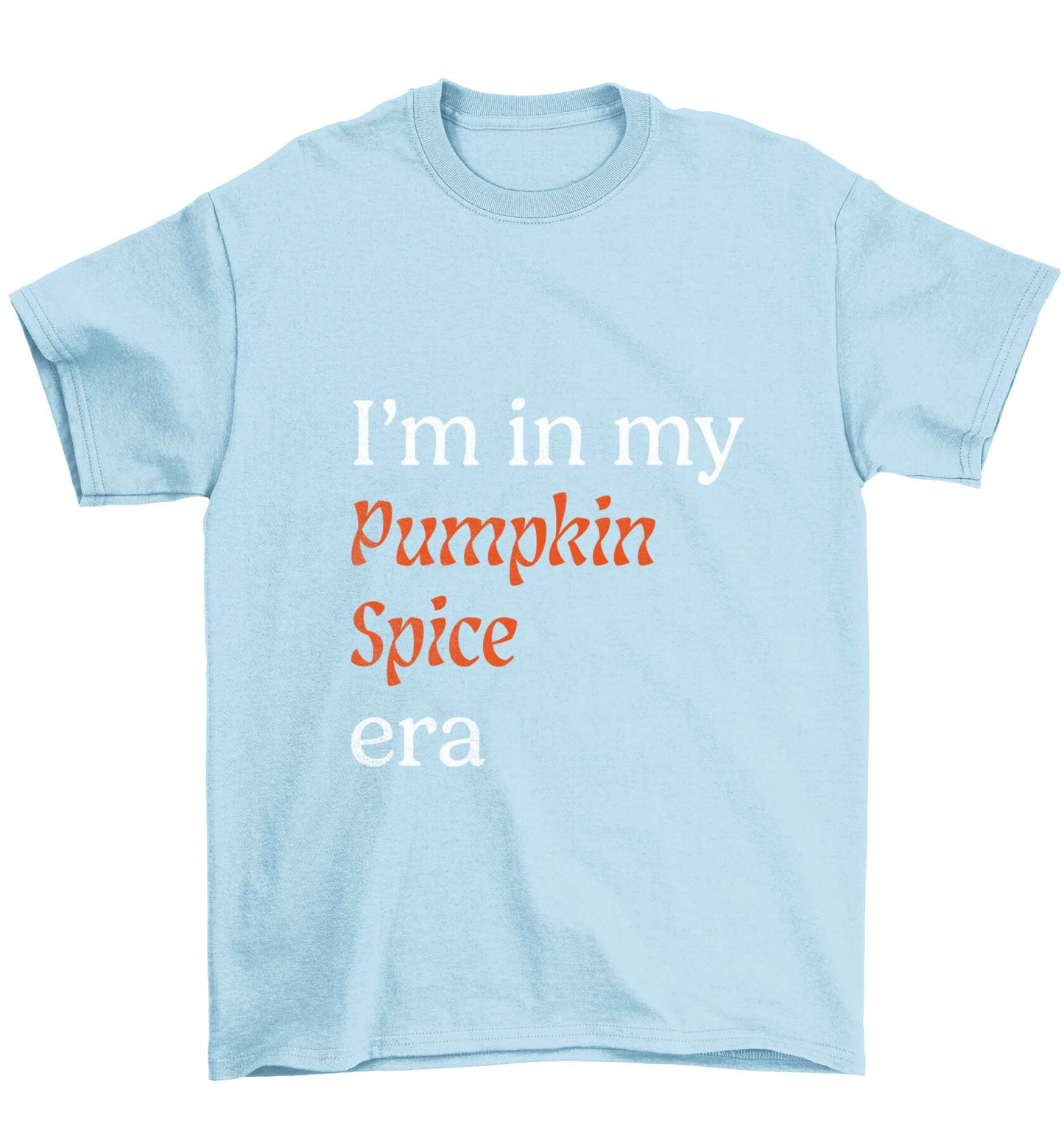 I'm in my pumpkin spice era Kit Children's light blue Tshirt 12-13 Years
