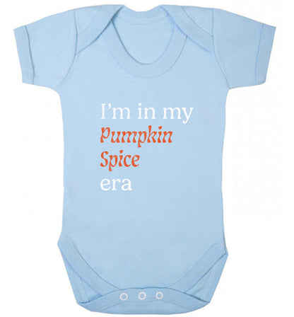 I'm in my pumpkin spice era Kit baby vest pale blue 18-24 months