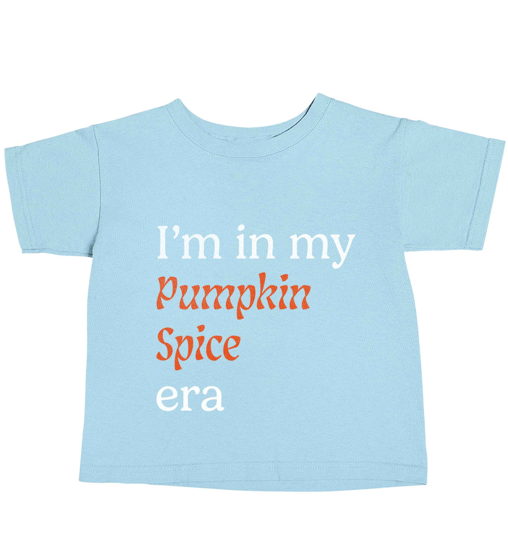 I'm in my pumpkin spice era Kit light blue baby toddler Tshirt 2 Years