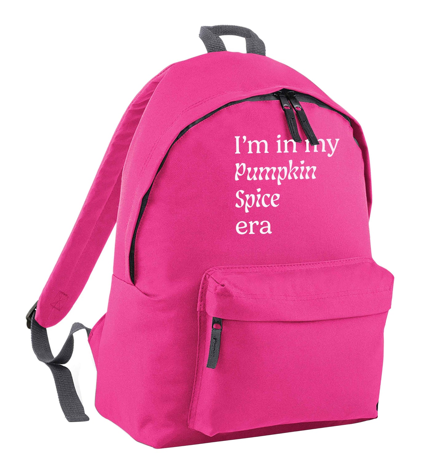 I'm in my pumpkin spice era Kit pink adults backpack