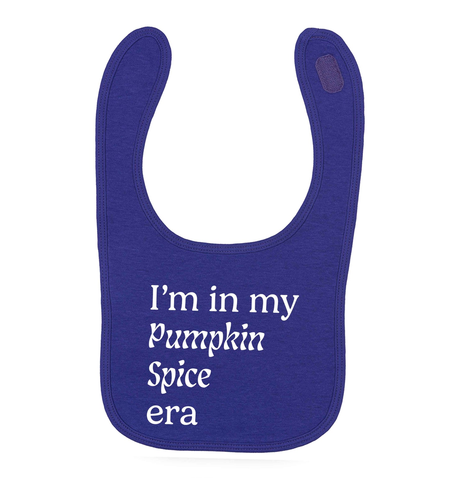 I'm in my pumpkin spice era Kit purple baby bib