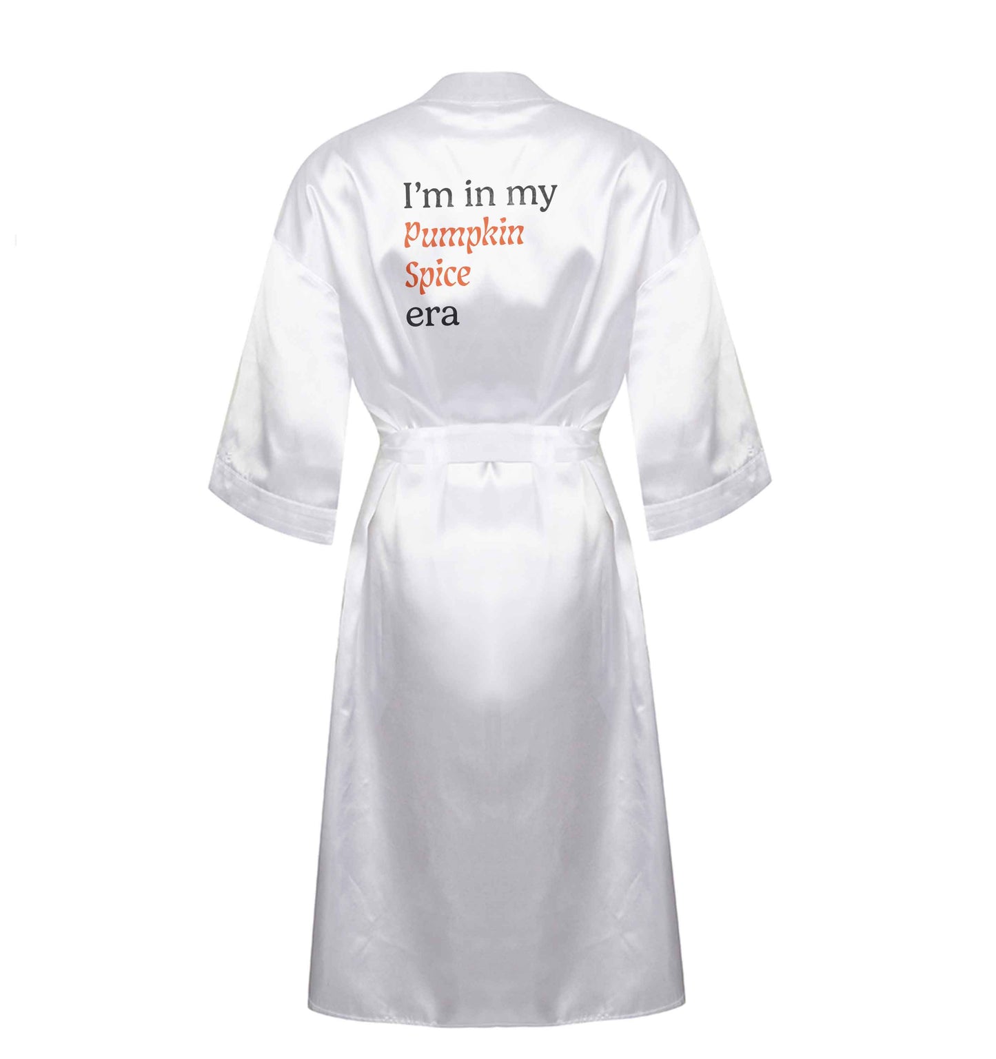 I'm in my pumpkin spice era Kit XL/XXL white ladies dressing gown size 16/18
