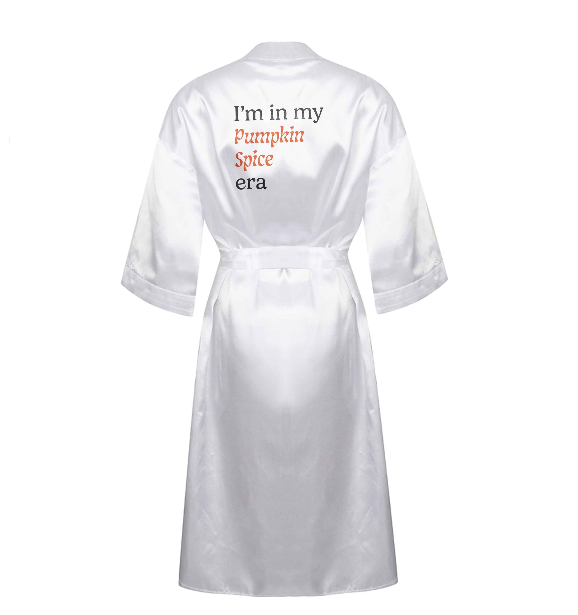 I'm in my pumpkin spice era Kit XL/XXL white ladies dressing gown size 16/18