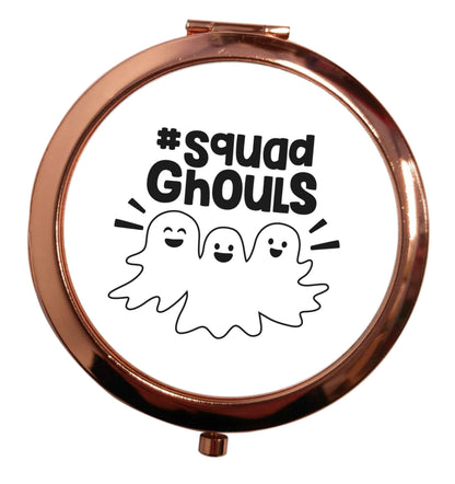Squad ghouls Kit rose gold circle pocket mirror
