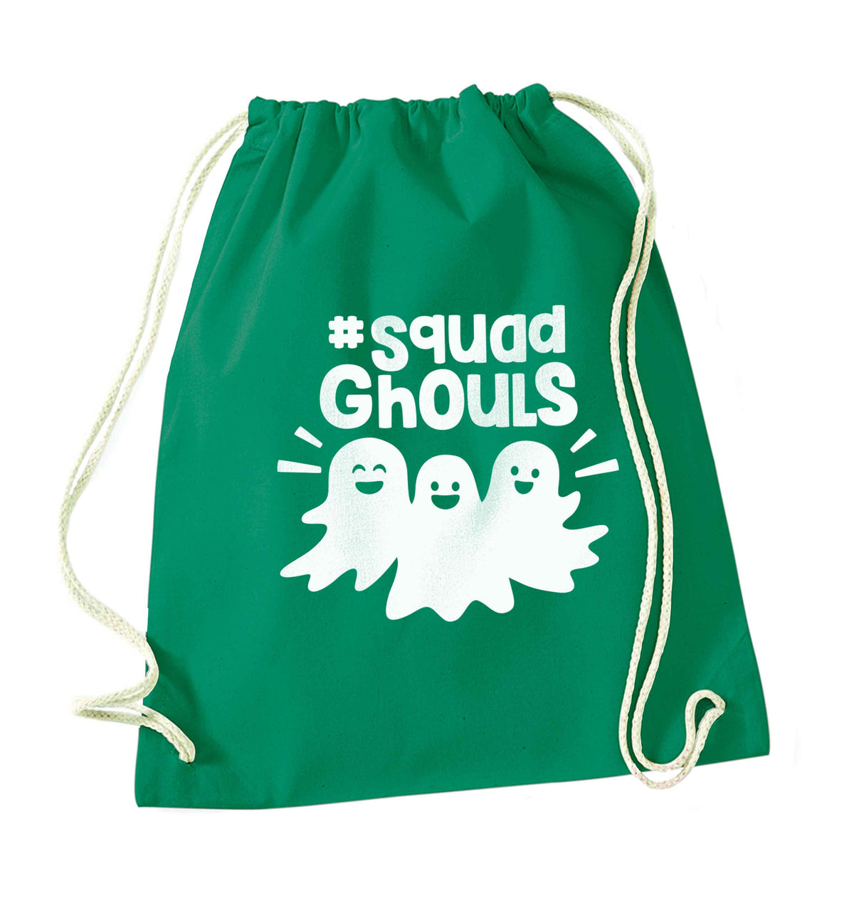 Squad ghouls Kit green drawstring bag