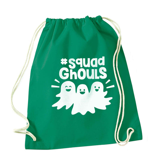 Squad ghouls Kit green drawstring bag