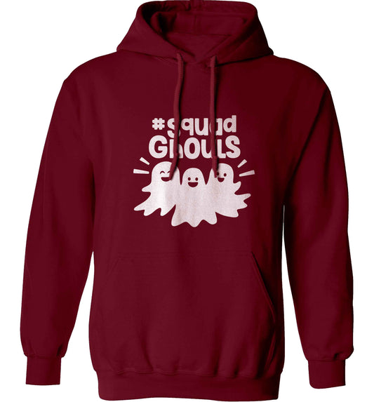 Squad ghouls Kit adults unisex maroon hoodie 2XL