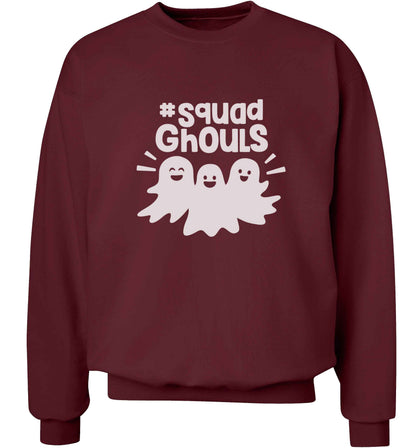 Squad ghouls Kit adult's unisex maroon sweater 2XL