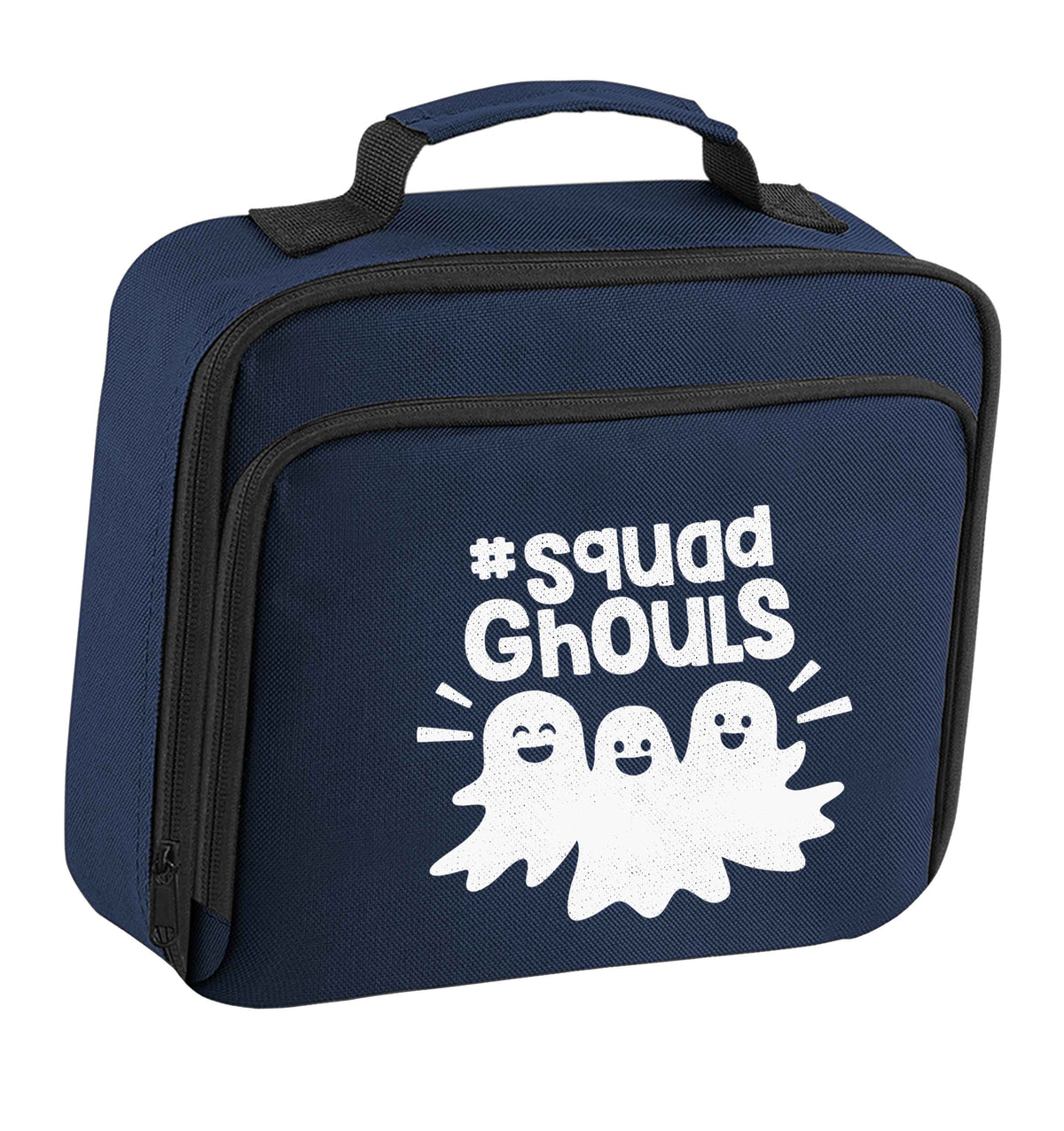 Squad ghouls Kit insulated navy lunch bag cooler