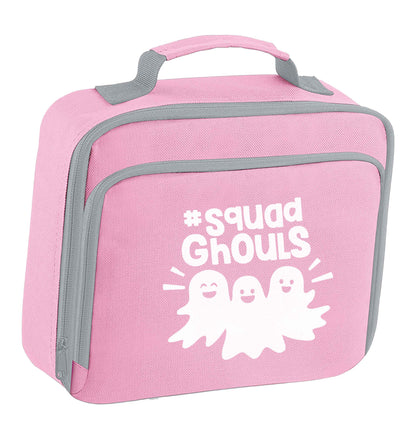Squad ghouls Kit insulated pink lunch bag cooler