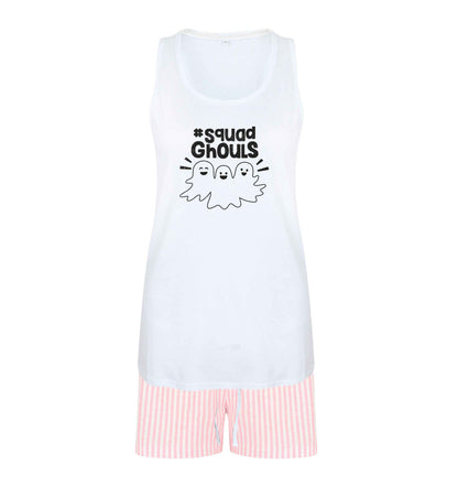 Squad ghouls Kit size XL women's pyjama shorts set in pink 