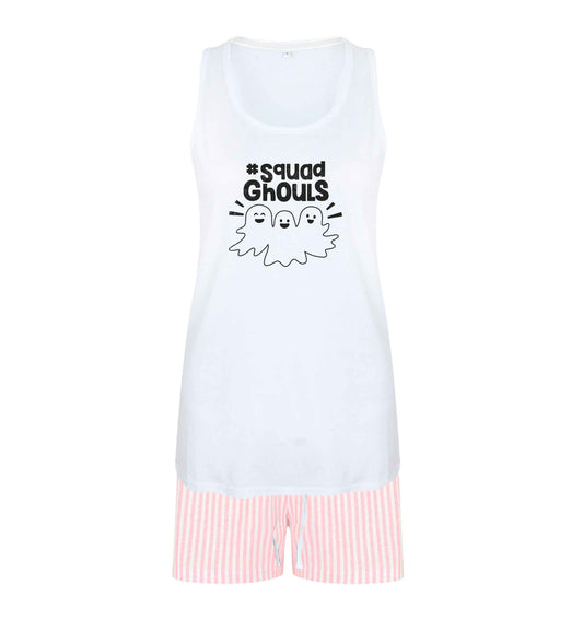 Squad ghouls Kit size XL women's pyjama shorts set in pink 