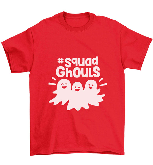 Squad ghouls Kit Children's red Tshirt 12-13 Years