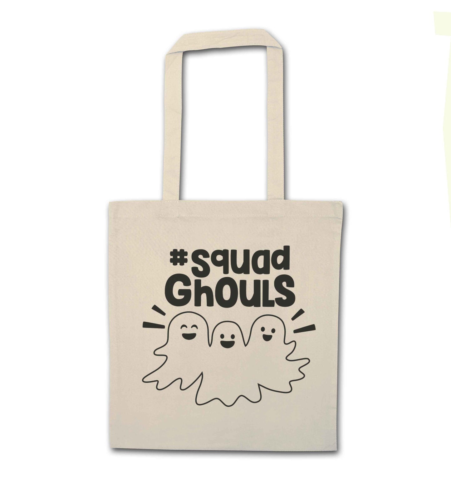 Squad ghouls Kit natural tote bag