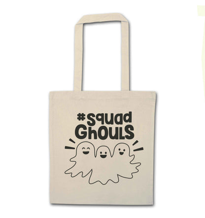 Squad ghouls Kit natural tote bag
