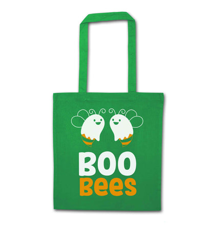 Boo bees Kit green tote bag