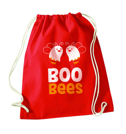 Boo bees Kit red drawstring bag 