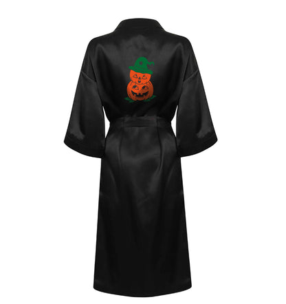 Pumpkin stack Kit XL/XXL black ladies dressing gown size 16/18