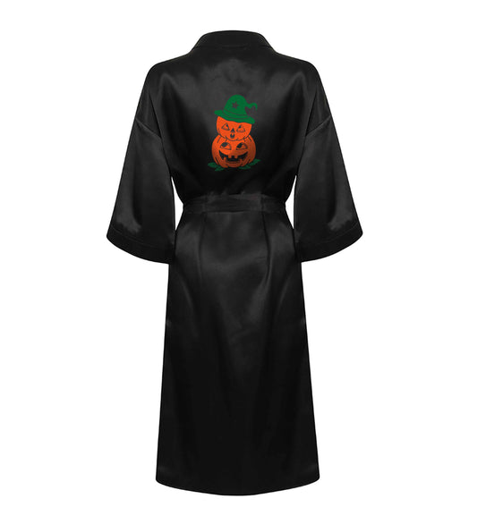 Pumpkin stack Kit XL/XXL black ladies dressing gown size 16/18