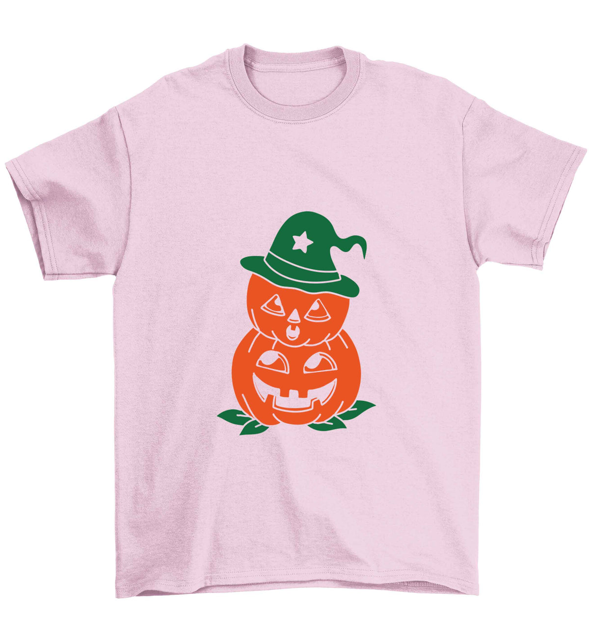 Pumpkin stack Kit Children's light pink Tshirt 12-13 Years
