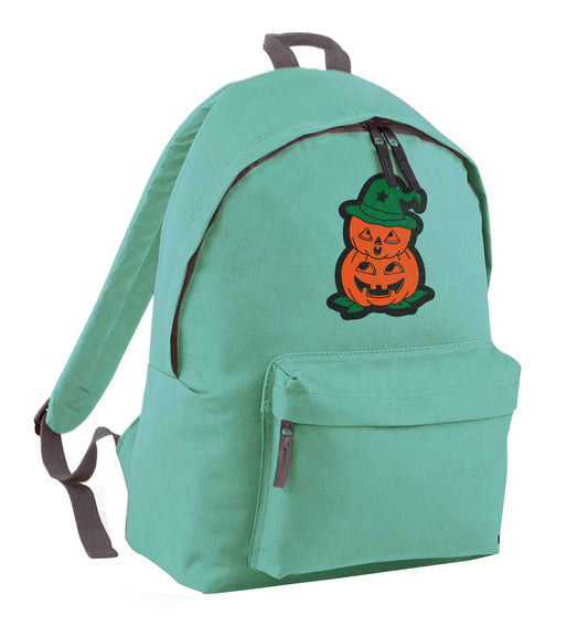 Pumpkin stack Kit mint adults backpack