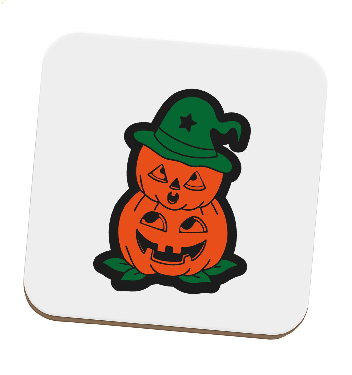 Pumpkin stack Kit set of four coasters