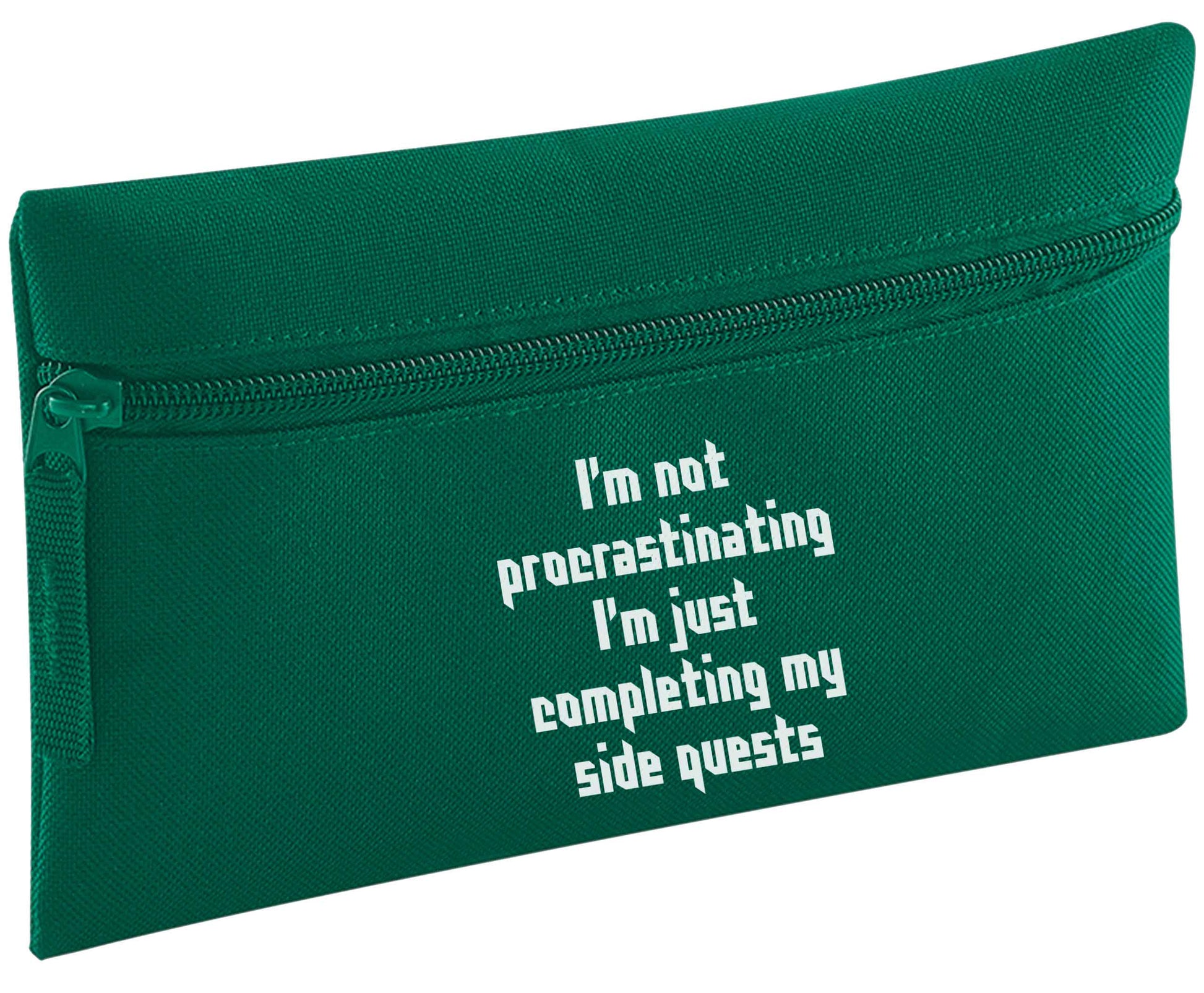 I'm not procrastinating I'm just completing my side quests pencil case