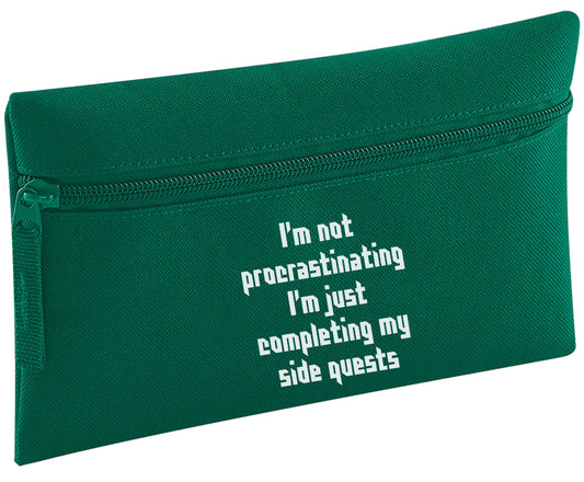 I'm not procrastinating I'm just completing my side quests pencil case