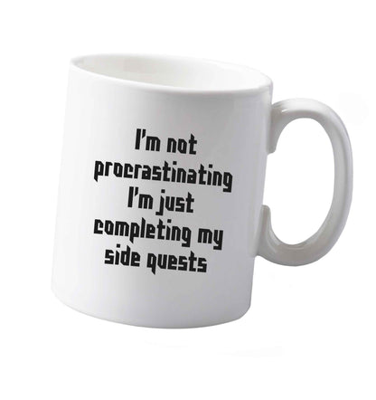 10 oz I'm not procrastinating I'm just completing my side quests ceramic mug both sides