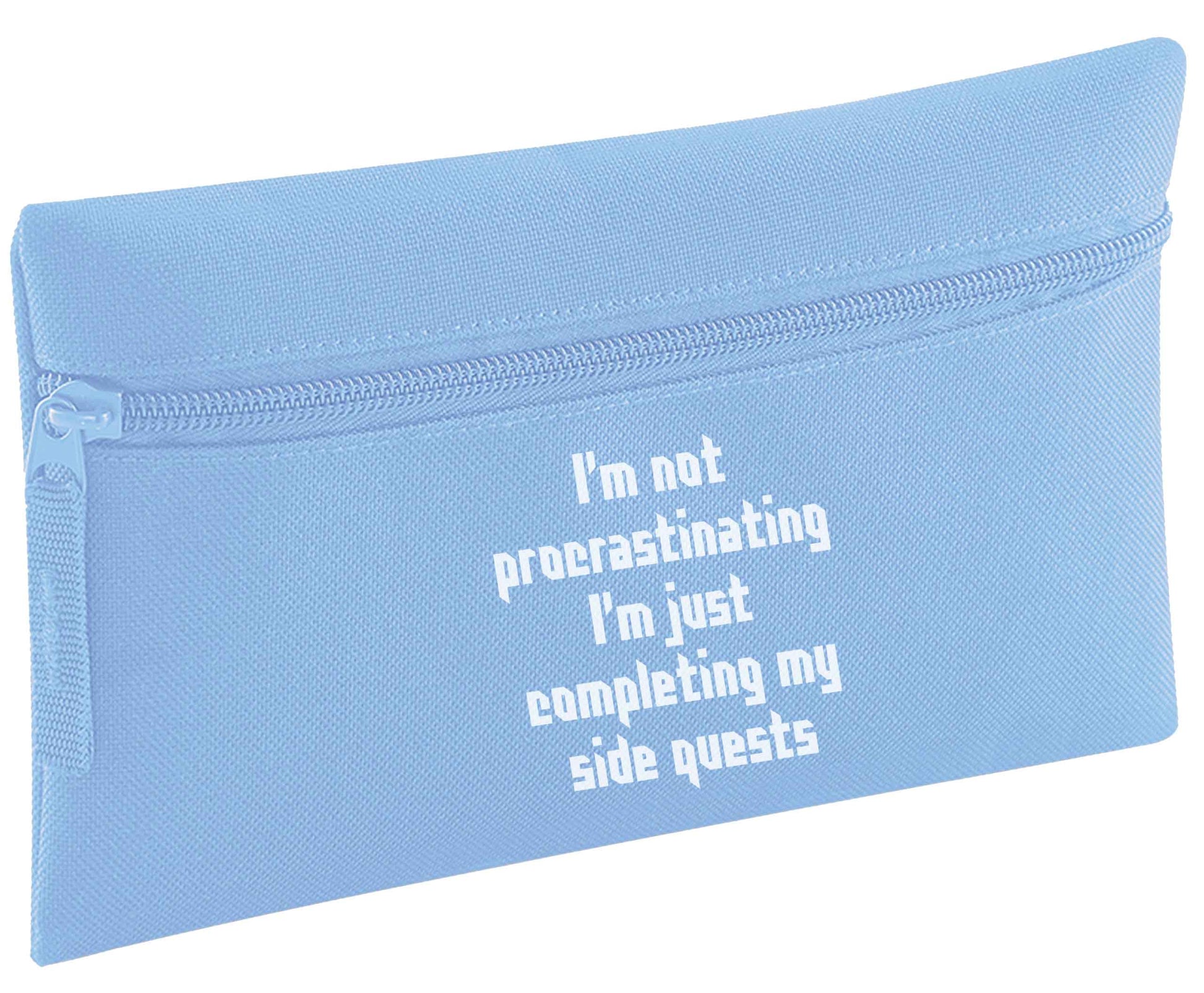 I'm not procrastinating I'm just completing my side quests pencil case