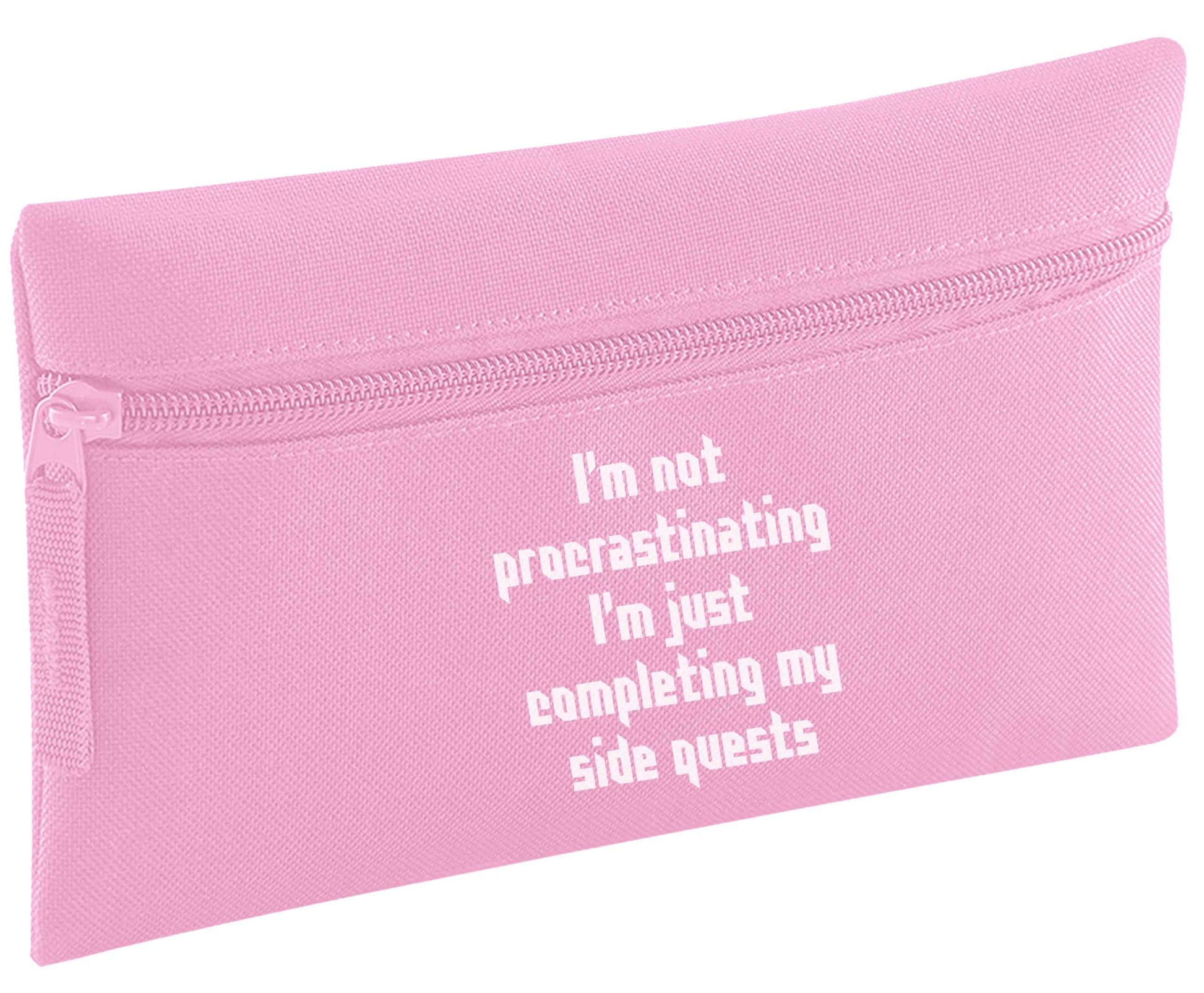 I'm not procrastinating I'm just completing my side quests pencil case