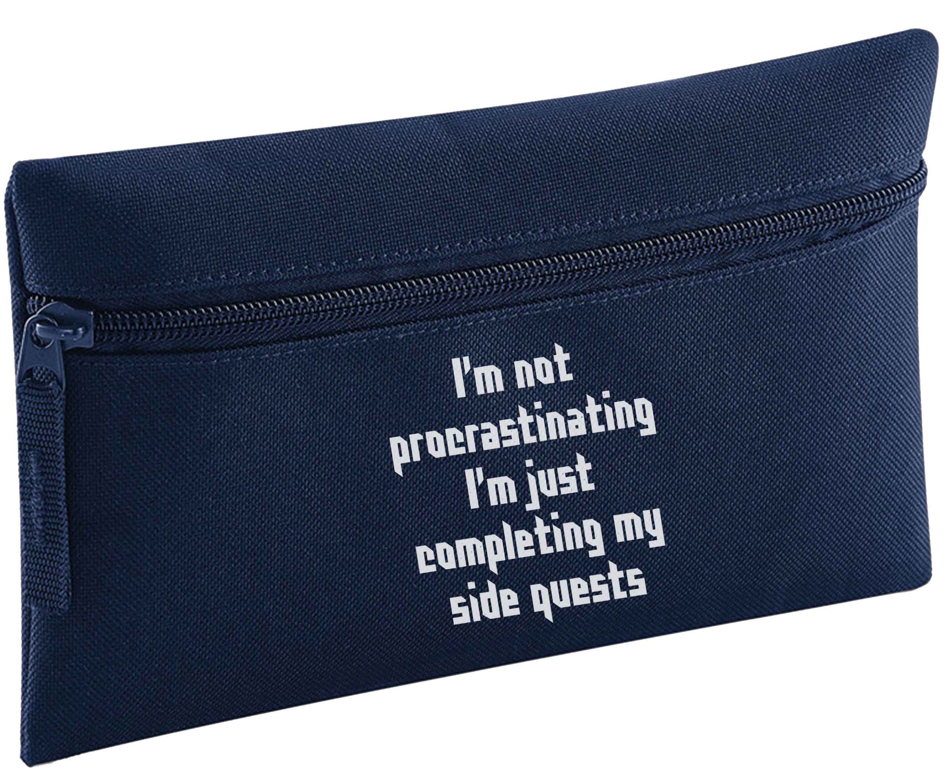 I'm not procrastinating I'm just completing my side quests pencil case