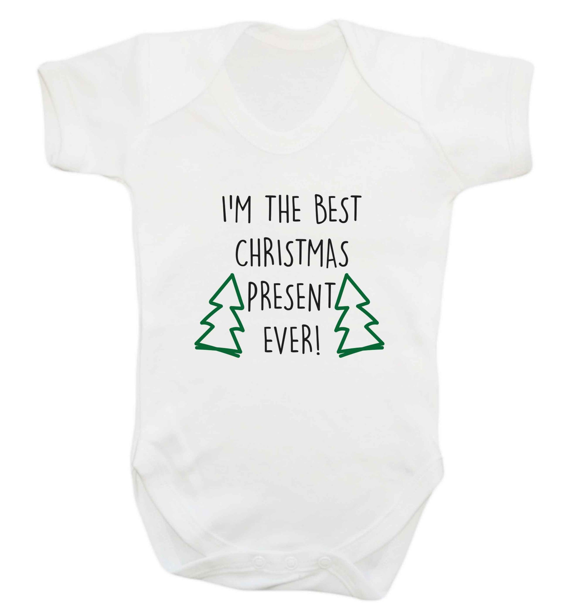 I'm the best Christmas present ever baby vest white 18-24 months
