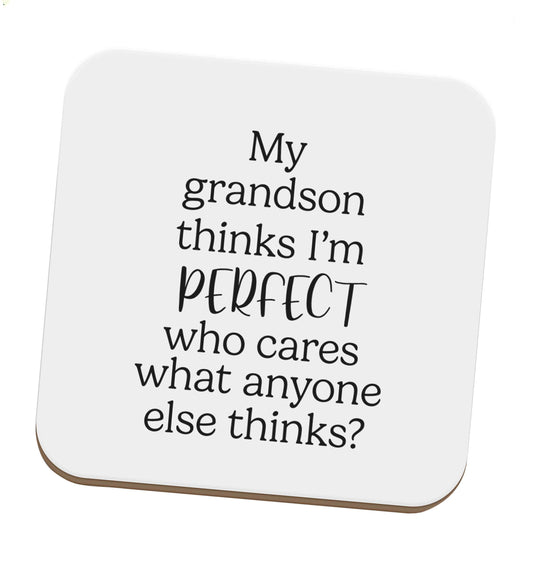 My grandson thinks I'm perfect set of four coasters