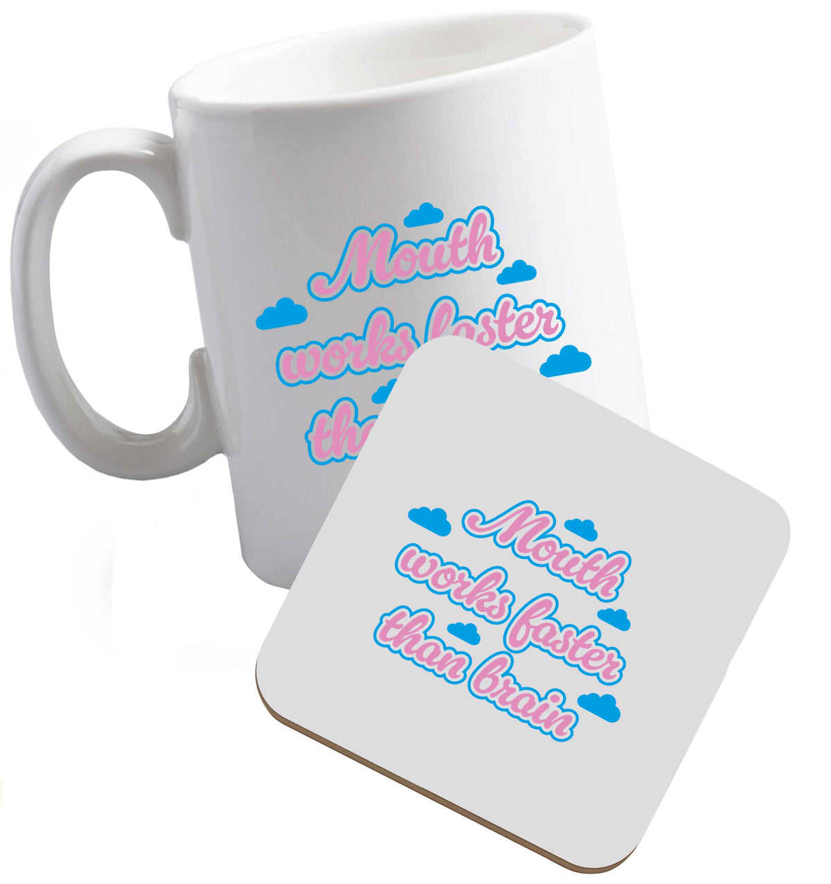 10 ozA Bag of Nothing Just Like You Asked For ceramic mug and coaster set right handed