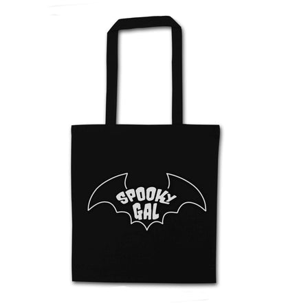 Spooky gal Kit black tote bag